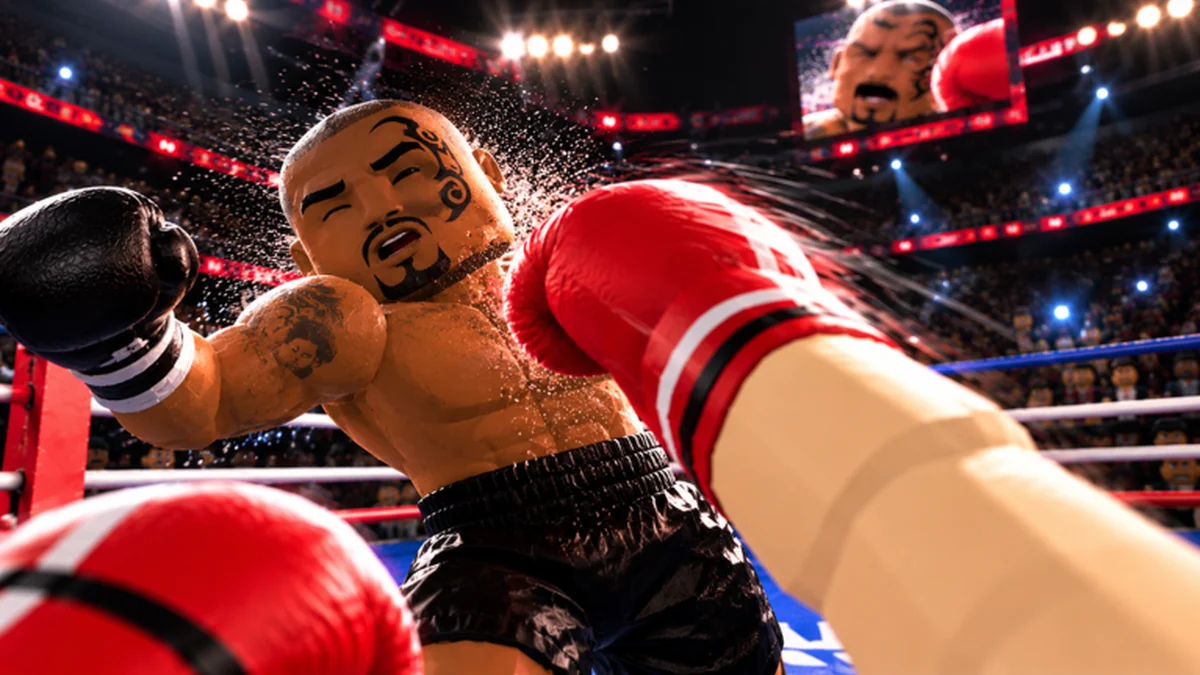 Official First Person Boxing ring artwork